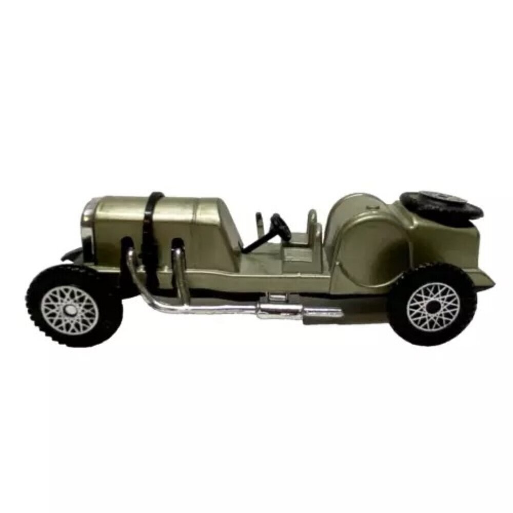 1914 Stutz Bearcat S8134 Silver Die-cast‎ Model Rare Vintage Hong Kong Mint HTF